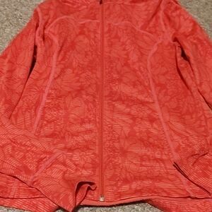 Mondetta Women's Floral Coral Bomber Jacket